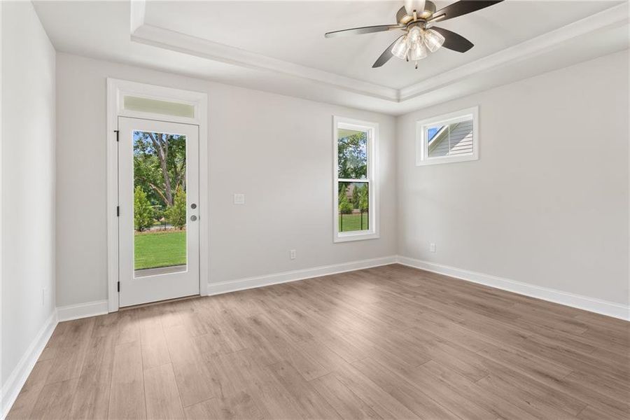 Spacious, unfurnished interior of a new home in Promenade at Sawnee Village, Cumming (Image 40).