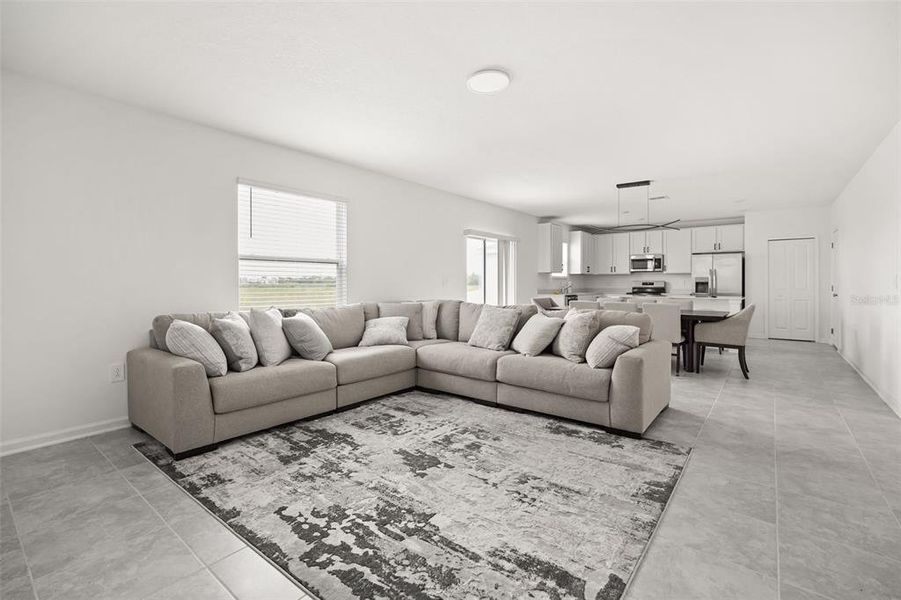 Furnished interior view inside a new home in Knightsbridge, Kissimmee (Image 10). Furnished interior view inside a new home in Knightsbridge, Kissimmee (Image 10).