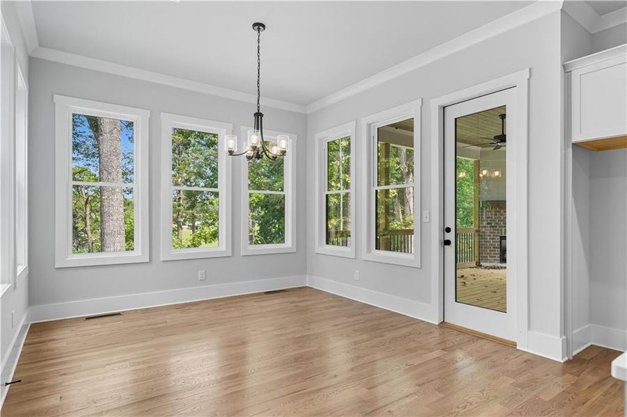 Spacious, unfurnished interior of a new home in , Canton (Image 43).