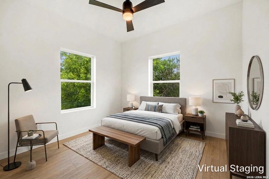 Furnished interior view inside a new home in , San Antonio (Image 9).
