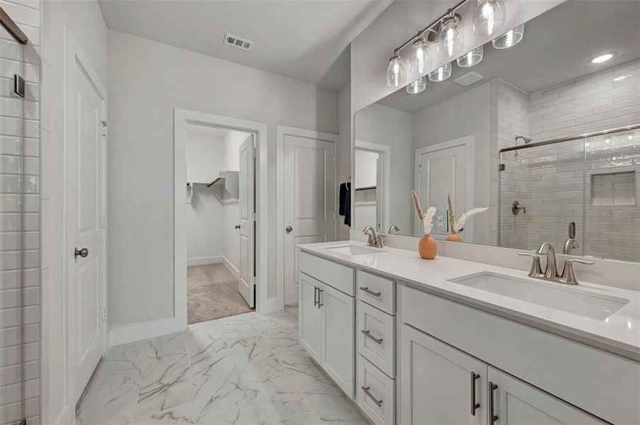 Furnished interior view inside a new home in Lilybrooke at Legacy Hills, Celina (Image 8).