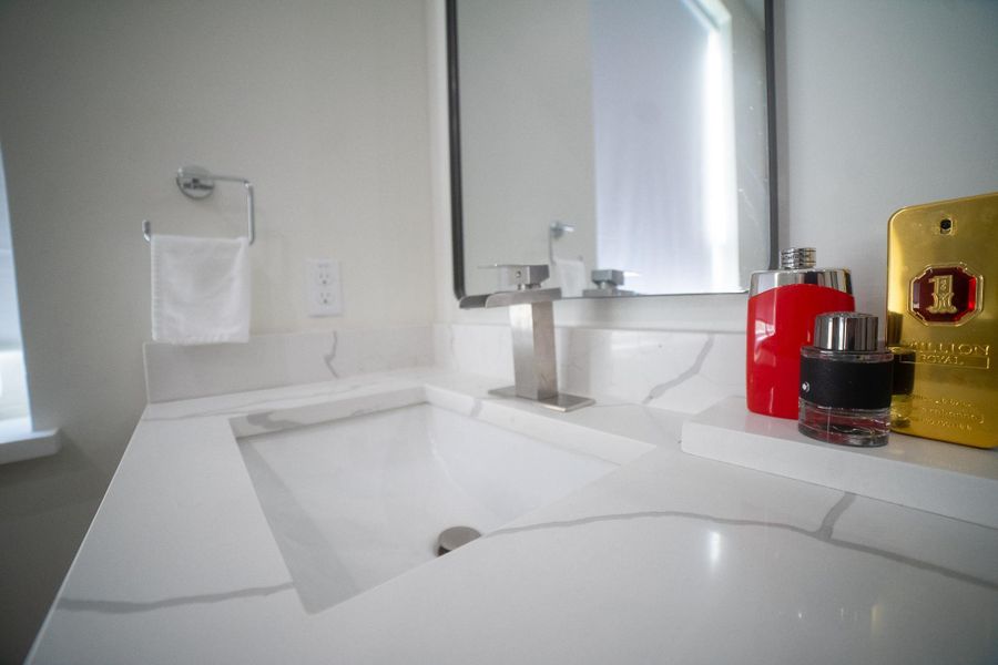 Close-up of interior finishes inside a home in , Fort Worth (Image 21).
