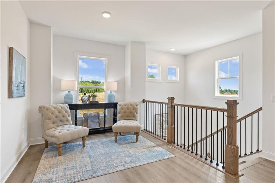 Furnished interior view inside a new home in Ashbury Commons, Powder Springs (Image 10).