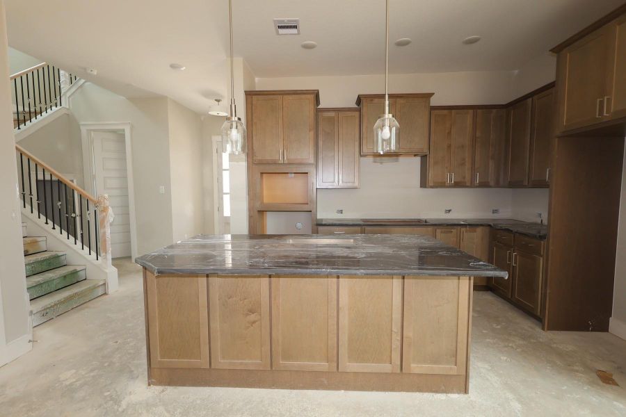 In-progress construction of a new home in Jubilee - Grove Row Collection, Hockley, TX (Image 6).