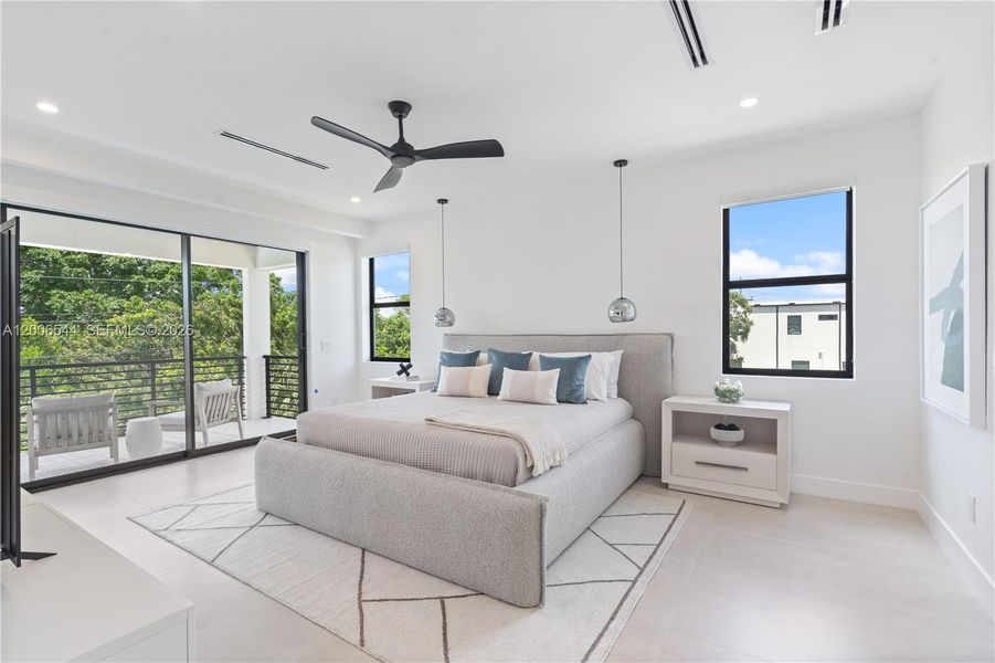 Furnished interior view inside a new home in , Fort Lauderdale (Image 8).