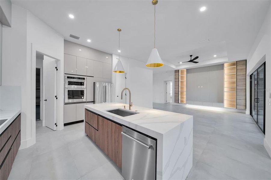Furnished interior view inside a new home in , Cape Coral (Image 18).