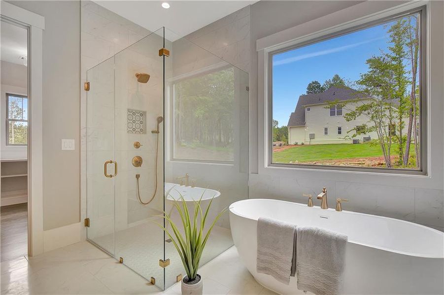 Furnished interior view inside a new home in , Newnan (Image 49). Furnished interior view inside a new home in , Newnan (Image 49).