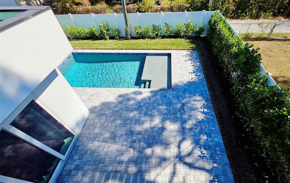 Exterior details and patio area of a home in , Sarasota (Image 30).