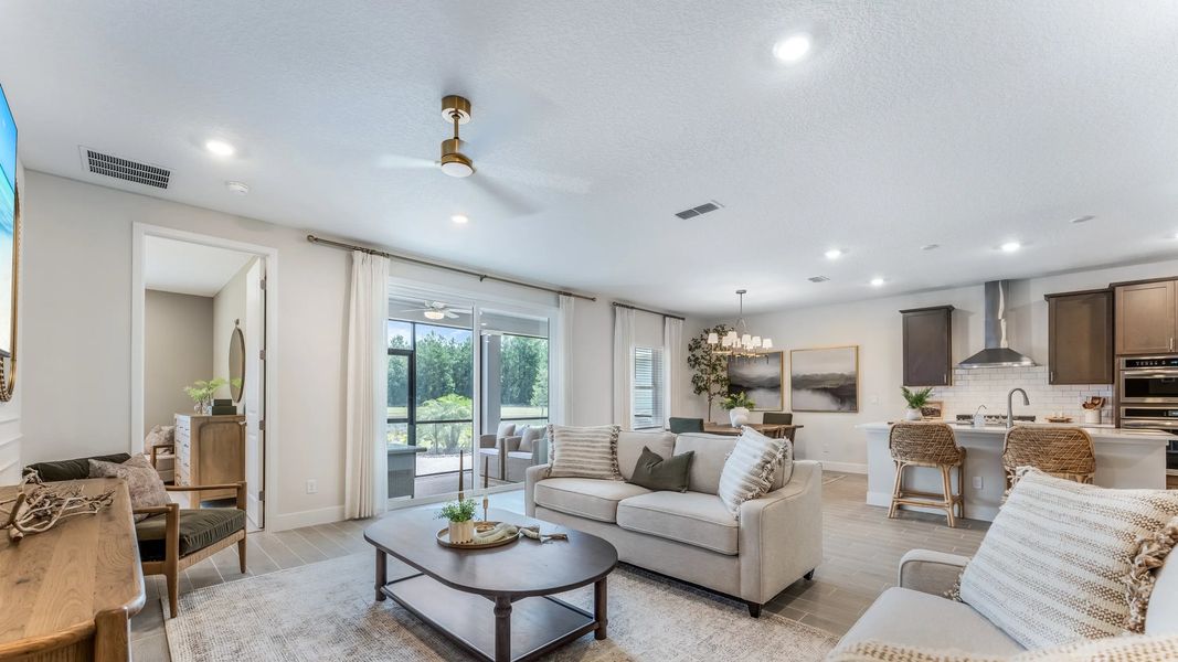 Representative furnished interior of a home built from the Segan by Lennar in Silver Meadows at SilverLeaf, St. Augustine (Image 5).