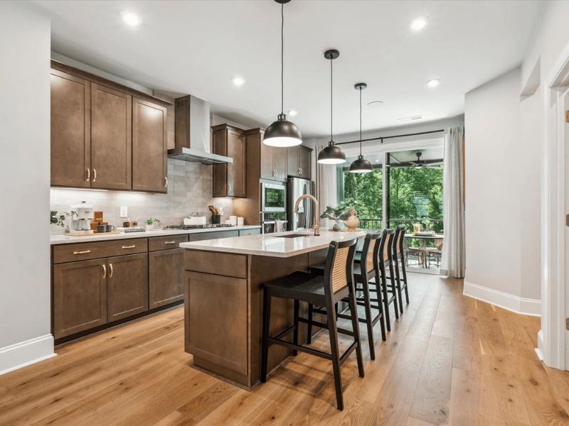 Furnished interior view inside a new home in Bellflower, Charlotte (Image 6).