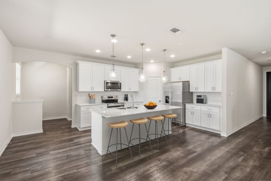 Representative furnished interior of a home built from the Lochridge by Pulte Homes in Lily Springs, Seguin (Image 15). Representative furnished interior of a home built from the Lochridge by Pulte Homes in Lily Springs, Seguin (Image 15).