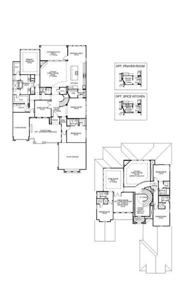 2D floor plan layout of this home in Sienna 65' - Valencia, Missouri City, TX (Image 2). 2D floor plan layout of this home in Sienna 65' - Valencia, Missouri City, TX (Image 2).