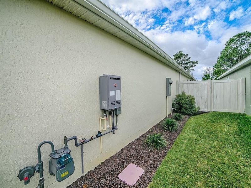 Exterior details and patio area of a home in , The Villages (Image 32). Exterior details and patio area of a home in , The Villages (Image 32).