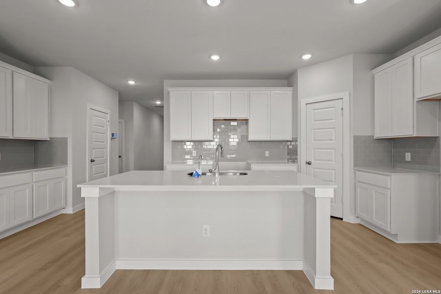 Furnished interior view inside a new home in Cinco Lakes, San Antonio (Image 7).