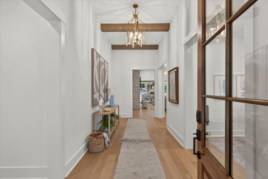 Furnished interior view inside a new home in Riverchase Estates, Lancaster (Image 4).