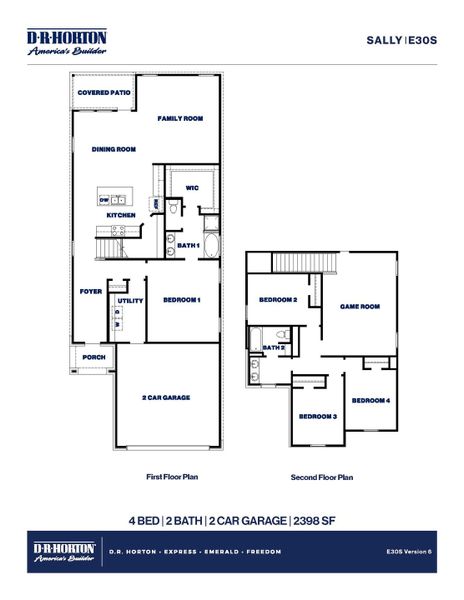 2D floor plan layout of this home in Cypress Green, Tomball, TX (Image 2). 2D floor plan layout of this home in Cypress Green, Tomball, TX (Image 2).