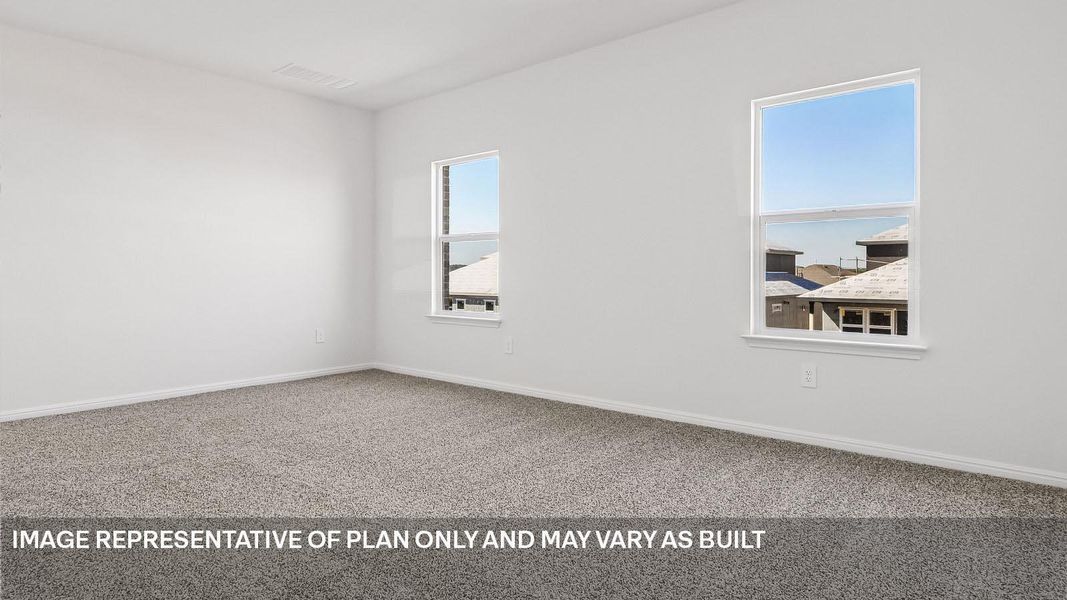 Spacious, unfurnished interior of a new home in Bar W Ranch, Leander (Image 23).