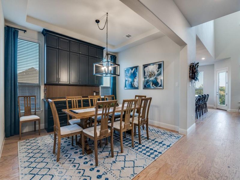 Furnished interior view inside a new home in , Wylie (Image 18). Furnished interior view inside a new home in , Wylie (Image 18).