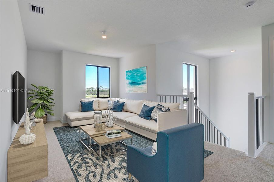 Furnished interior view inside a new home in , Ave Maria (Image 6).