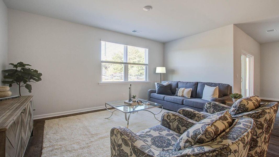 Furnished interior view inside a new home in The Ranch, Holly Hill (Image 6). Furnished interior view inside a new home in The Ranch, Holly Hill (Image 6).