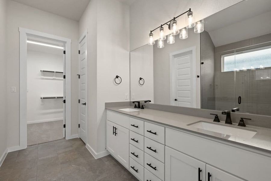 Furnished interior view inside a new home in Lariat, Liberty Hill (Image 18).