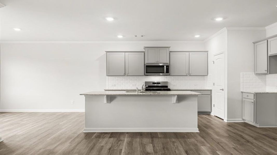 Furnished interior view inside a new home in Lost Creek, Dallas (Image 7).