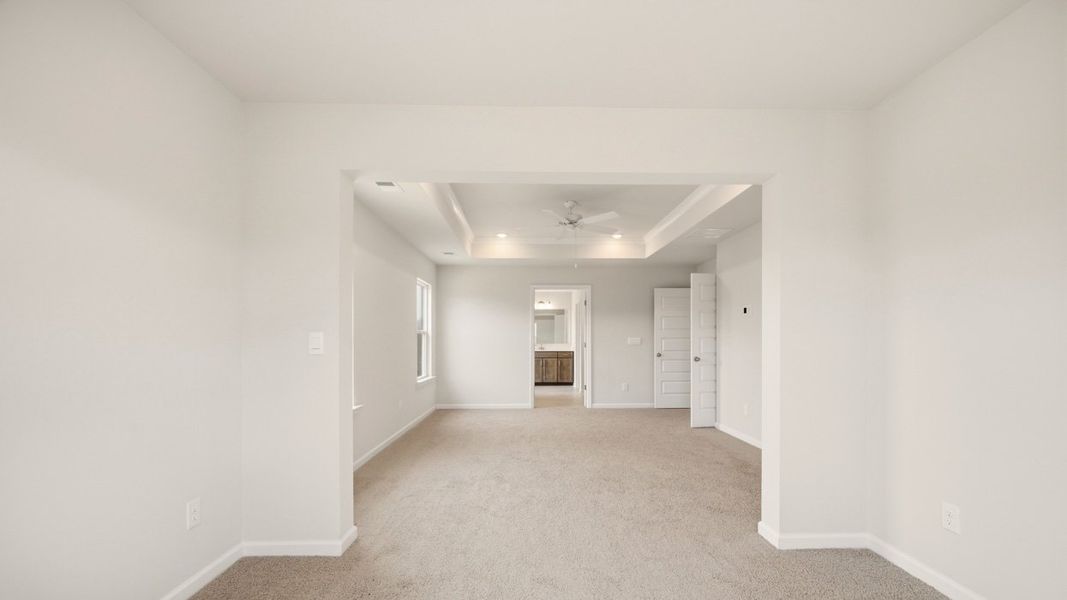Spacious, unfurnished interior of a new home in The Gates at Pates Creek, Hampton (Image 25). Spacious, unfurnished interior of a new home in The Gates at Pates Creek, Hampton (Image 25).