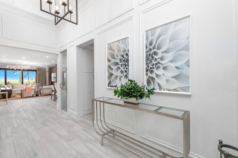 Representative furnished interior of a home built from the Bimini by GL Homes in Valencia Parc at Riverland, Port St. Lucie (Image 16).