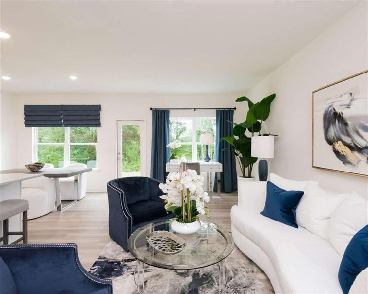 Furnished interior view inside a new home in Riverside, Conyers (Image 4).