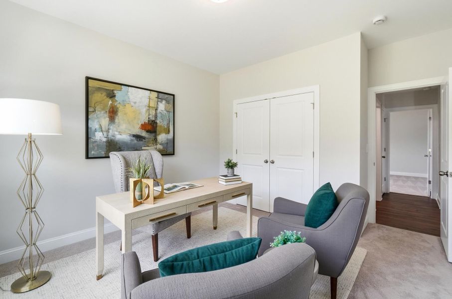 Furnished interior view inside a new home in Chasewood, Mint Hill (Image 25).