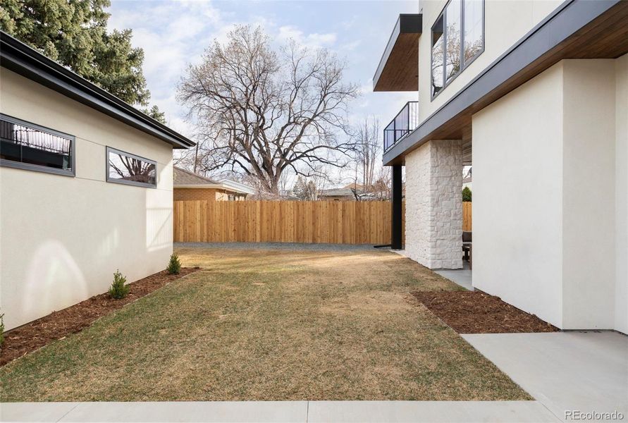 Exterior details and patio area of a home in , Denver (Image 29). Exterior details and patio area of a home in , Denver (Image 29).