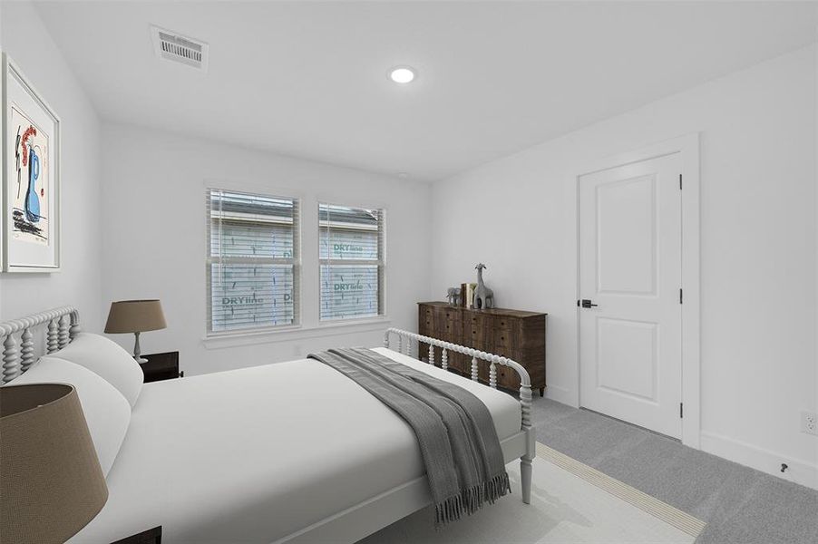 Furnished interior view inside a new home in Timberbrook, Justin (Image 24).