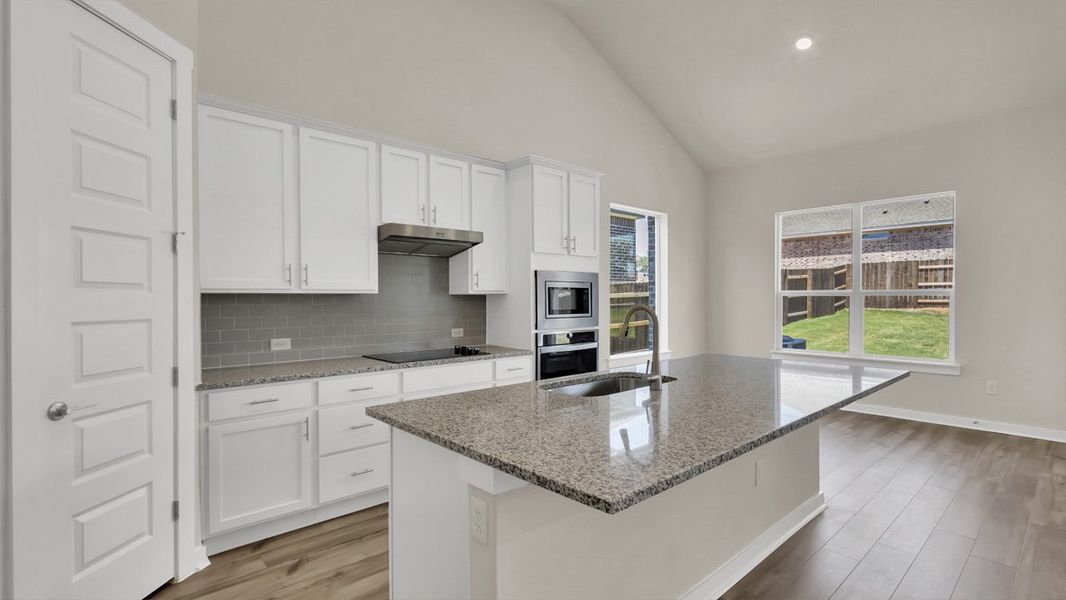 Furnished interior view inside a new home in Rosenbusch Ranch, Leander (Image 5).