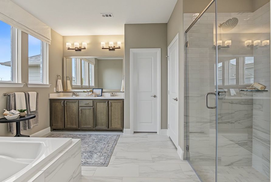 Furnished interior view inside a new home in Leonard Trails, Anna (Image 26).