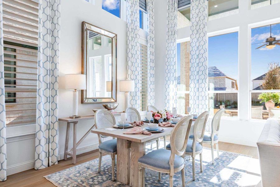 Representative Dining Room - some options shown Representative Dining Room - some options shown