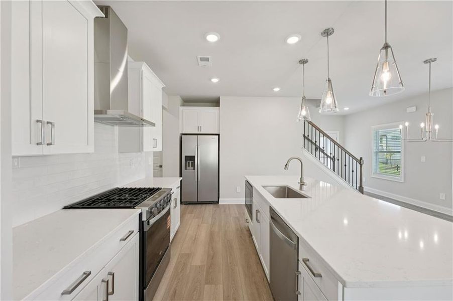 Furnished interior view inside a new home in Hemingway - Reserve Series, Cumming (Image 7).