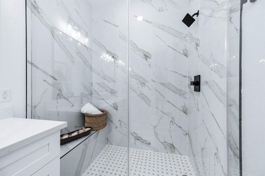 Furnished interior view inside a new home in , Houston (Image 21).