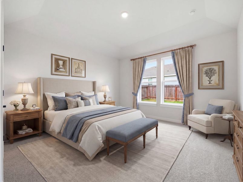 Representative furnished interior of a home built from the Cascade by Beazer Homes in Legacy Hills, Rio Medina (Image 7).