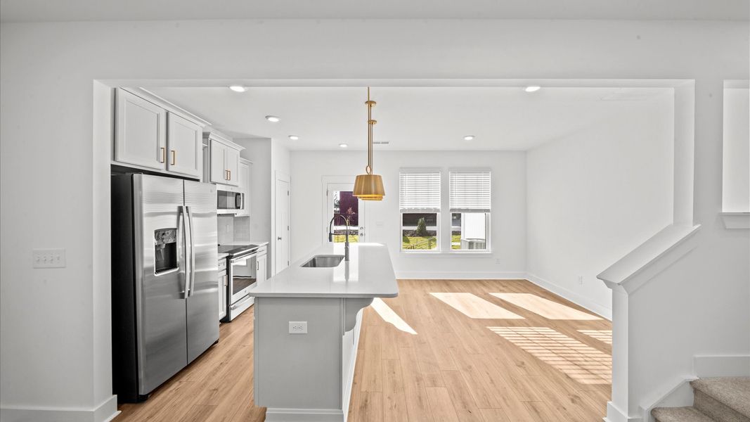 Furnished interior view inside a new home in Gresham Station, Simpsonville (Image 10).