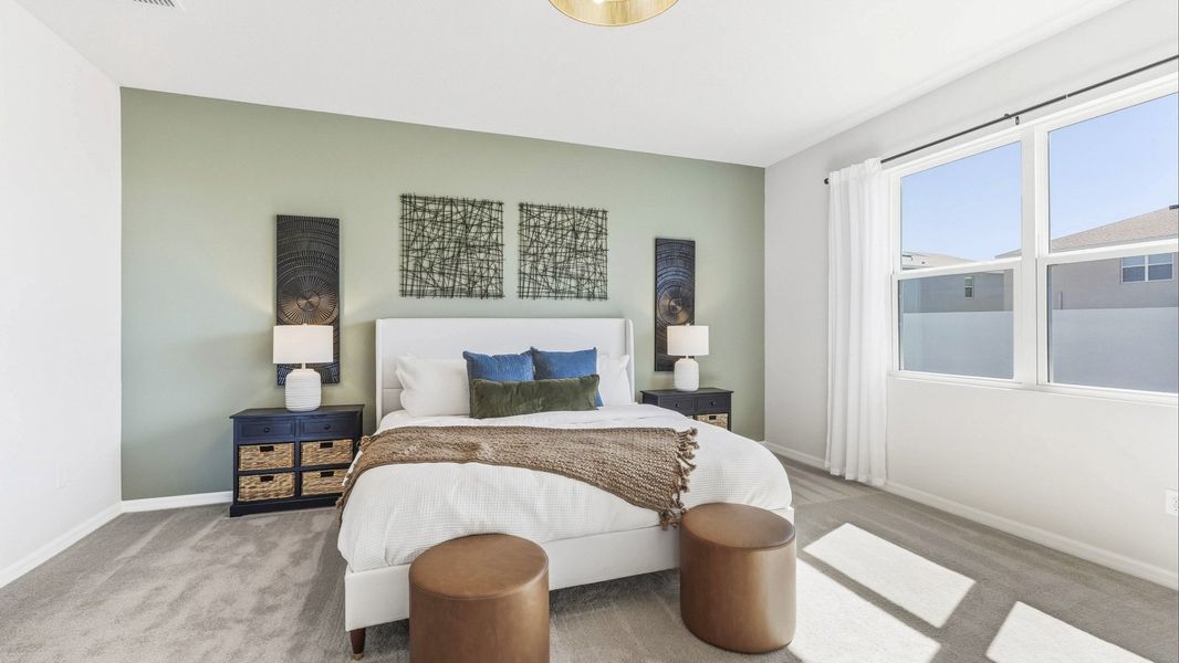Furnished interior view inside a new home in Star Farms at Lakewood Ranch, Bradenton (Image 11).