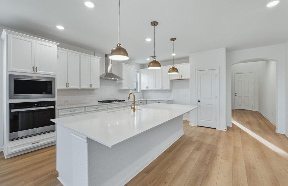 Furnished interior view inside a new home in Saddleback at Santa Rita Ranch, Liberty Hill (Image 11).