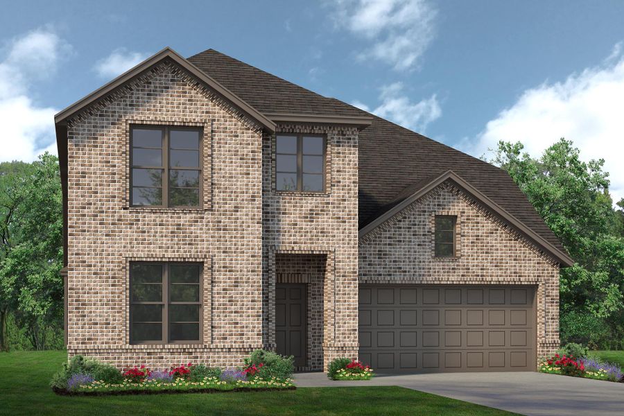 Representative exterior photo of a completed home built from the Concept 2870 by Risewell Homes in El Dorado, Granbury, TX (Image 10).