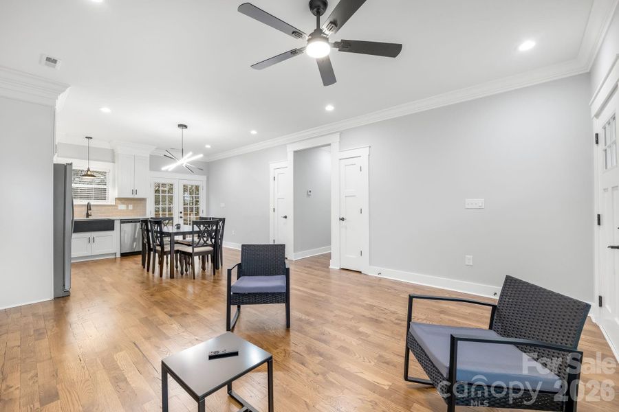 Furnished interior view inside a new home in , Charlotte (Image 5).