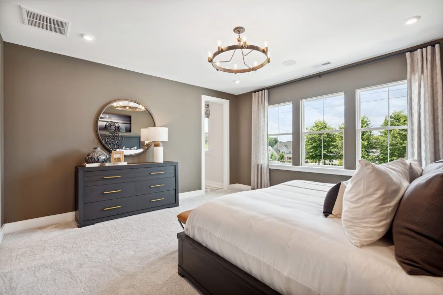 Representative furnished interior of a home built from the Allison by Tri Pointe Homes in Seven Oaks, Belmont (Image 33).