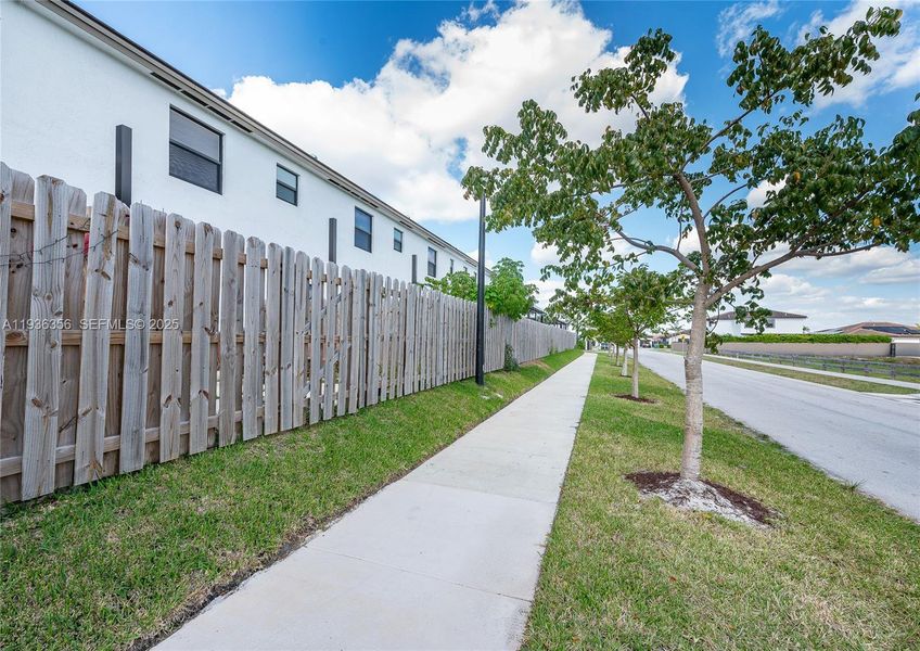 Exterior details and patio area of a home in , Miami (Image 3).