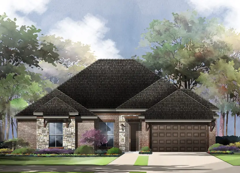 Sutter Elevation A Sutter Creek Kinder Ranch | Sitterle Homes Sutter Elevation A Sutter Creek Kinder Ranch | Sitterle Homes