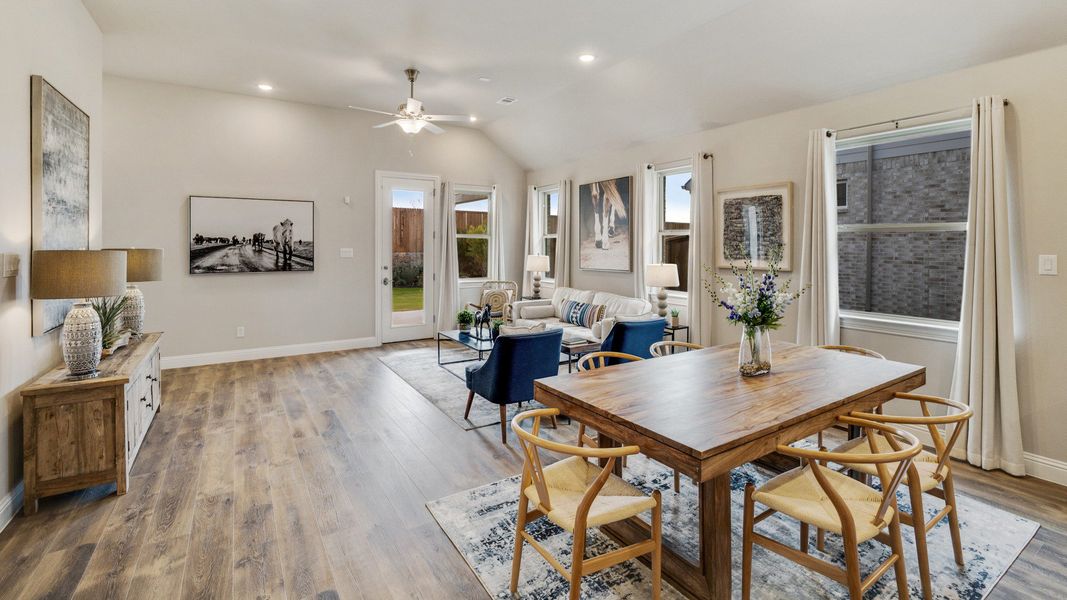 Furnished interior view inside a new home in Anna Ranch, Anna (Image 9).