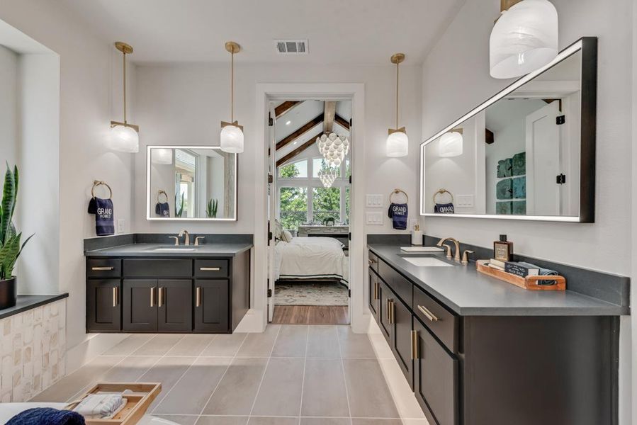 Representative furnished interior of a home built from the Grand Prestige by Grand Homes in Grand Oaks, Celina (Image 14).
