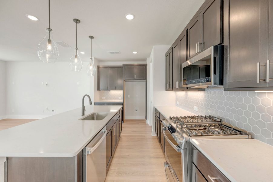 Furnished interior view inside a new home in Landmark, Denton (Image 6).