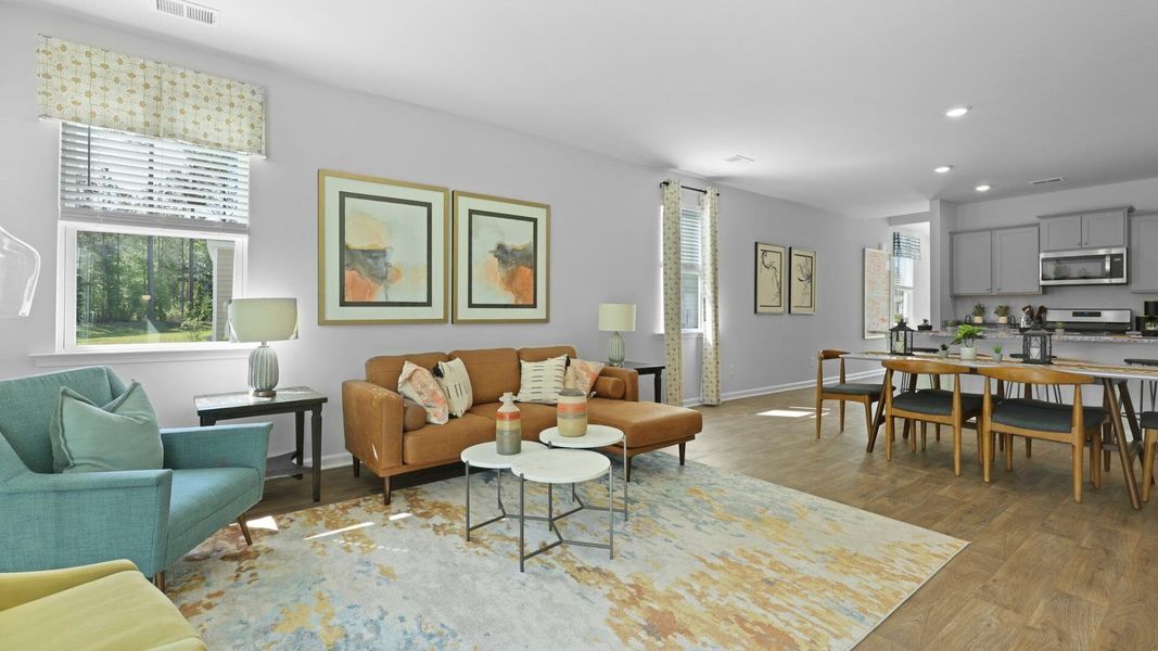 Furnished interior view inside a new home in Pine Hills at Cane Bay, Summerville (Image 28).